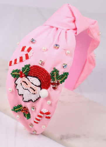 Christmas Wishes Headband PINK.