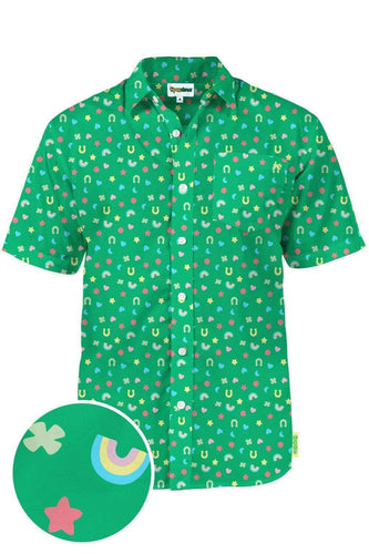 Men's Lucky Charmer St. Patrick's Day Hawaiian Shirt.