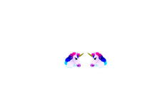 Load image into Gallery viewer, Rainbow Unicorn Earrings
