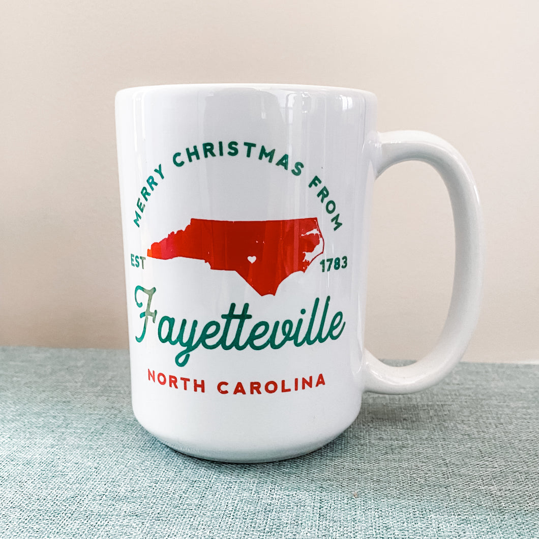 Fayetteville Christmas Mug