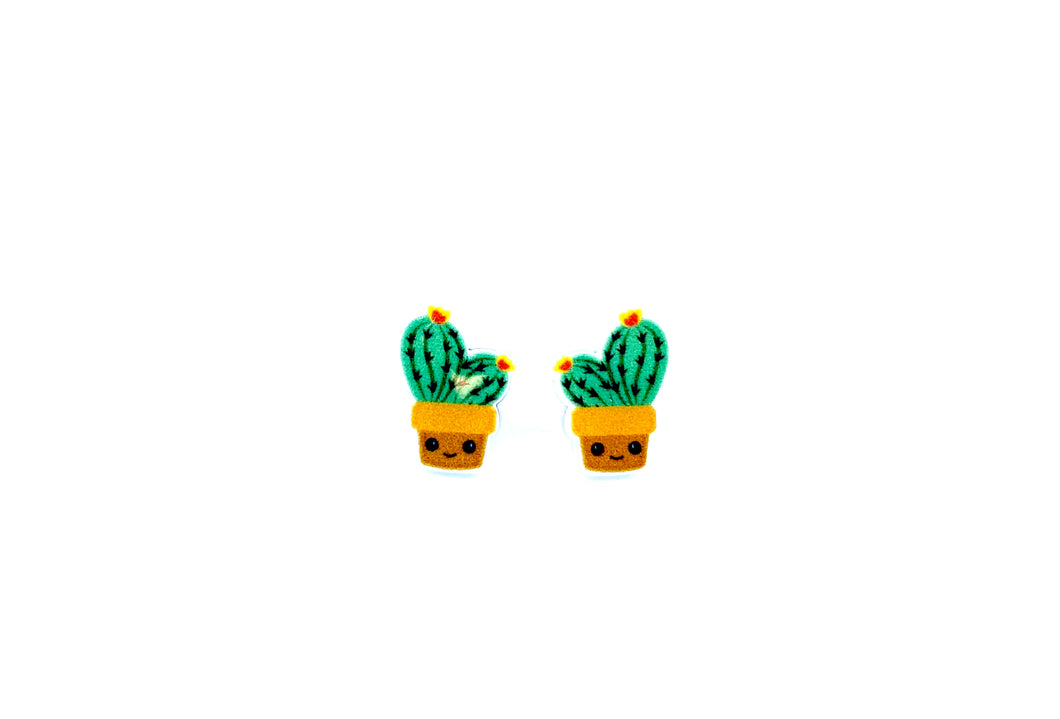 Kawaii Cactus Earrings