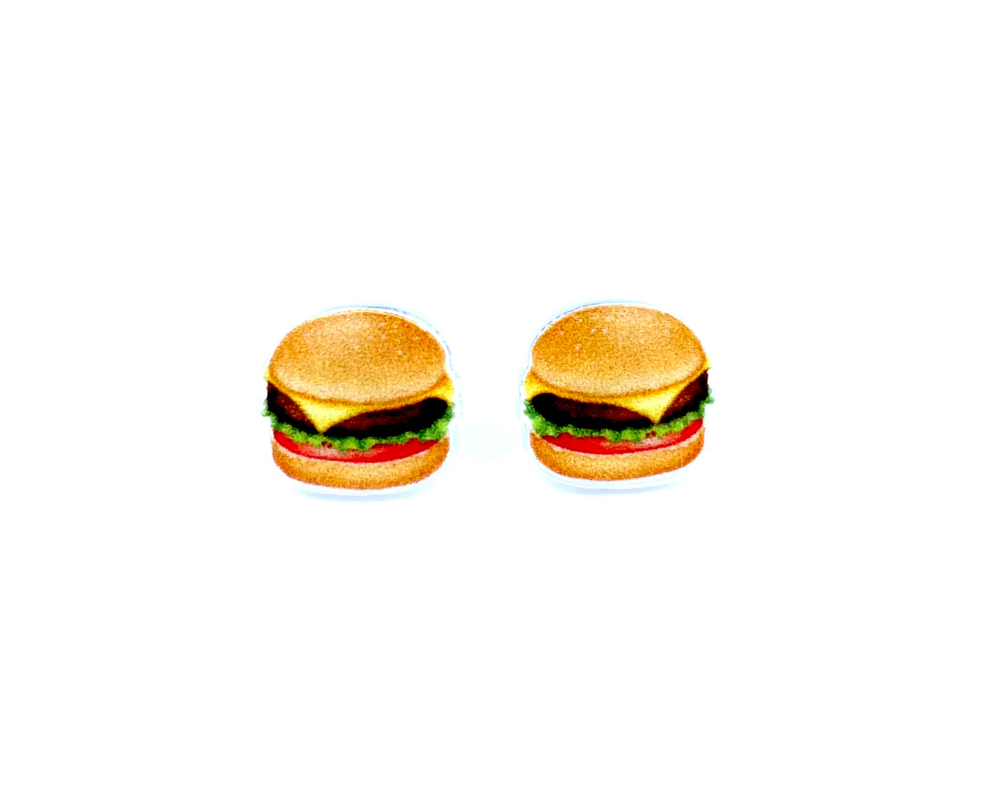 Cheeseburger Earrings.