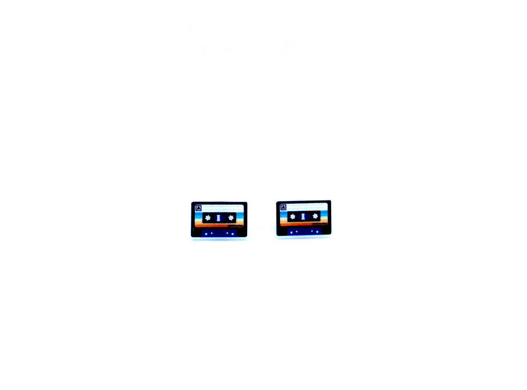 Retro Cassette Mixtape Earrings